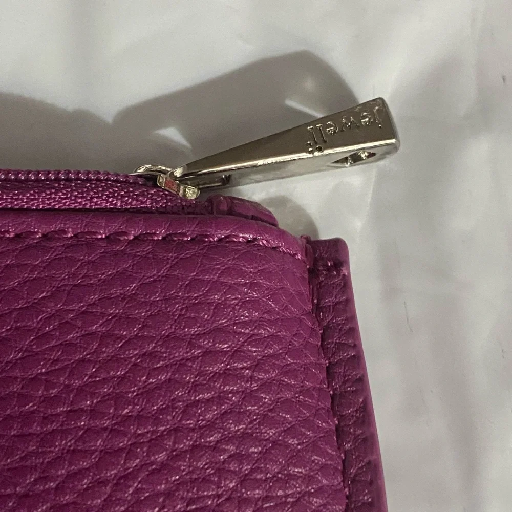 Jewell by Thirty-One 31 Wristlet, Wallet, Fuchsia, Pebble Finish, NWOT - Picture 8 of 9